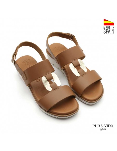 sandalias cuña mujer comodas​