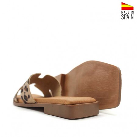 sandalias de leopardo mujer