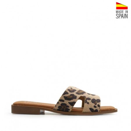 sandalias de leopardo moda