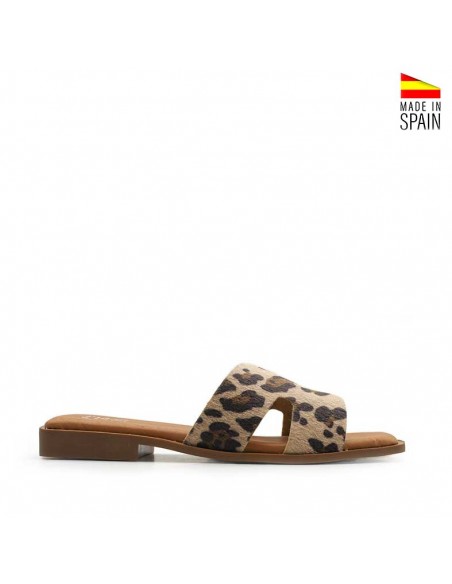 sandalias de leopardo moda