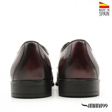 Zapatos Vestir Hombre Burdeos