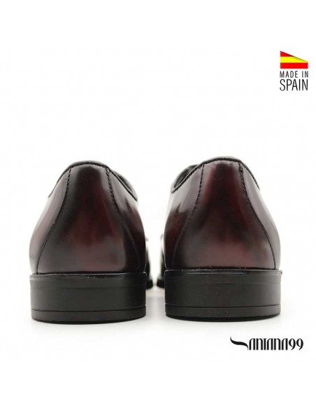 Zapatos Vestir Hombre Burdeos