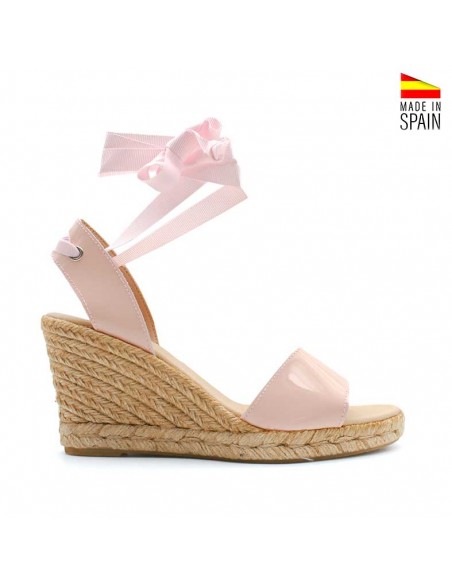 Sandalias rosa Charol