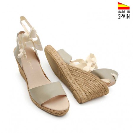 Sandalias alpargata Grises