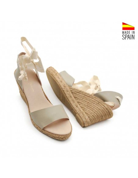 Sandalias alpargata Grises