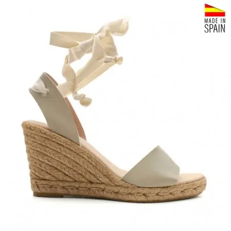 Sandalias piel Grises