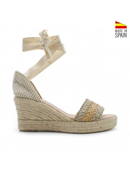 Cuñas Beige de Esparto