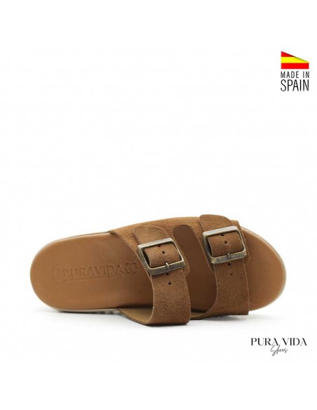 Sandalia track hebillas