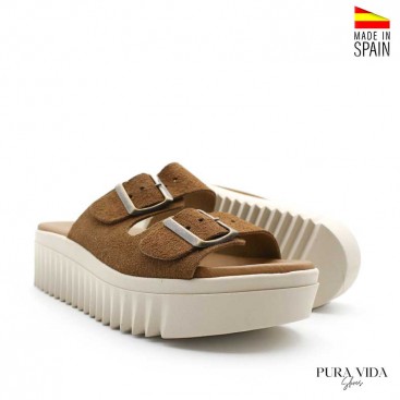 Sandalias Plataforma marron