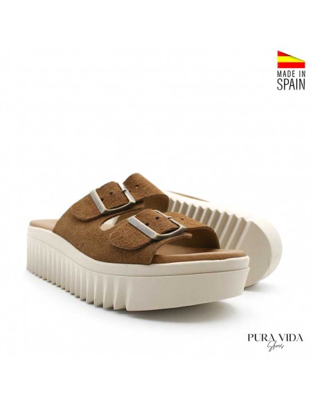 Sandalias Plataforma marron