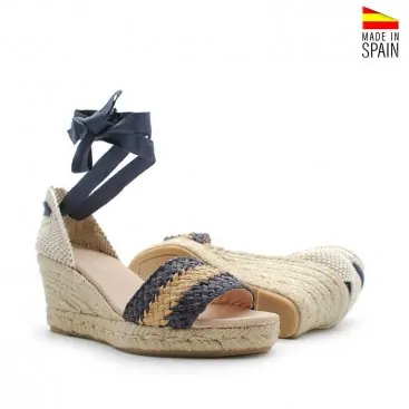 Sandalias de Cuña marino