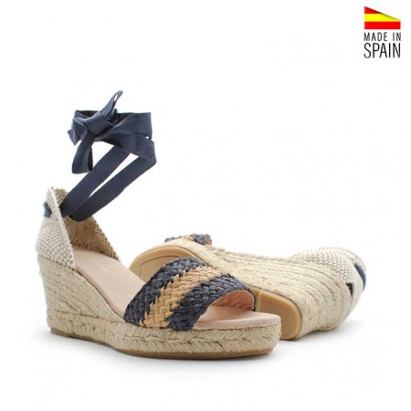 Sandalias de Cuña marino