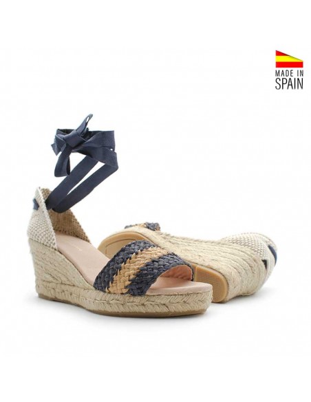 Sandalias de Cuña marino