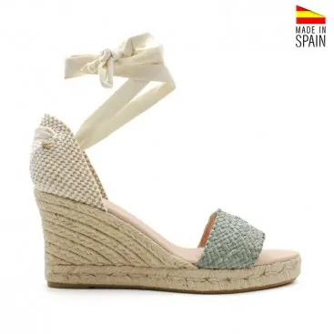 Sandalias Esparto turquesa