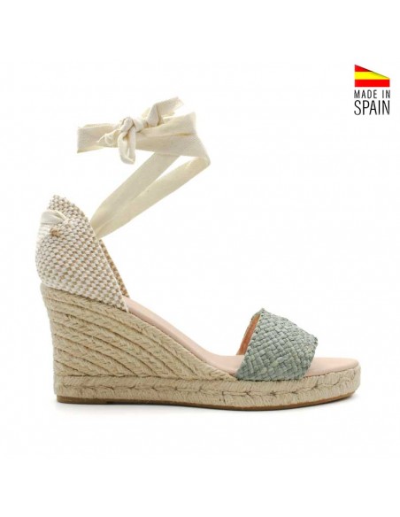 Sandalias Esparto turquesa