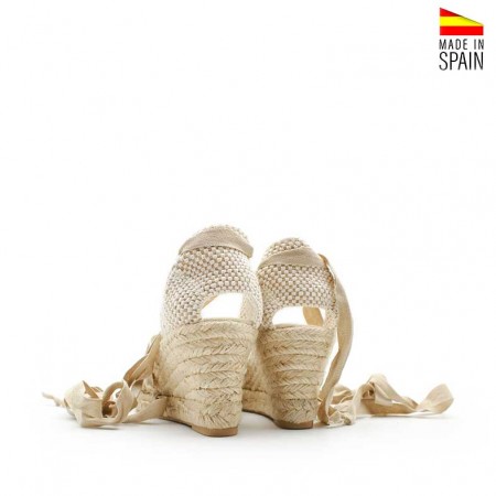 Sandalias elasticas cuña