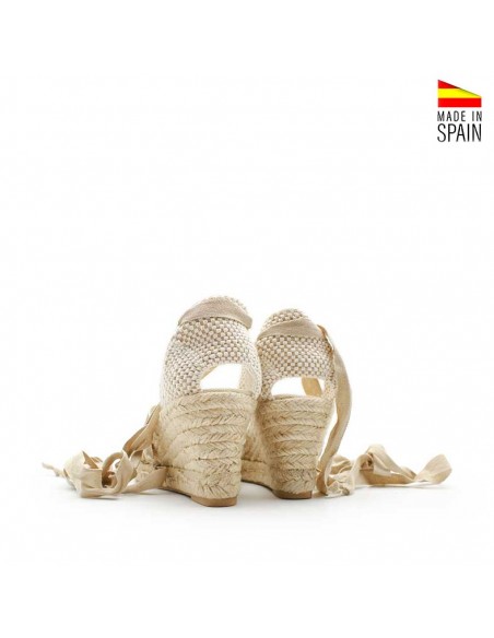 Sandalias elasticas cuña