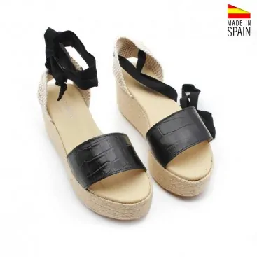 Sandalias de Plataforma negras