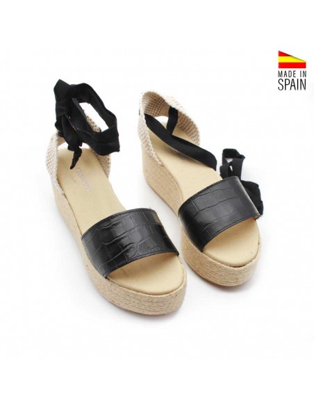 Sandalias de Plataforma negras