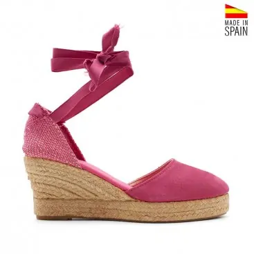 Espardeñas cómodas fucsia