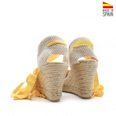 Alpargatas amarillas Mujer