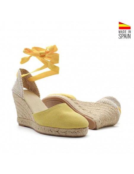 esparteñas amarillas Mujer