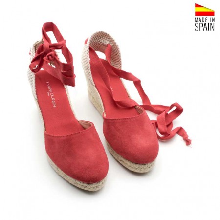 Alpargatas rojas mujer