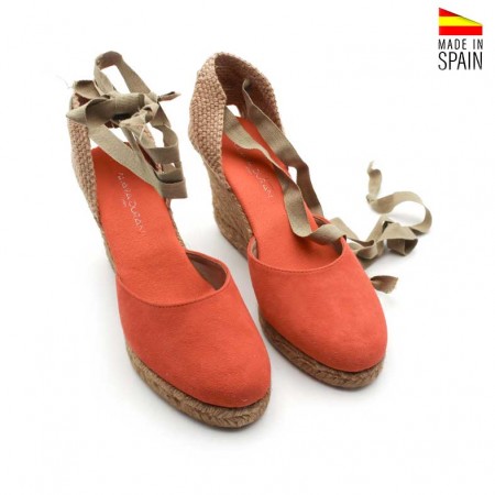 Alpargatas valencianas naranja