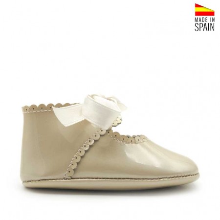 Zapatos Charol champán