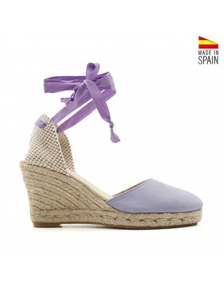 alpargatas color malva