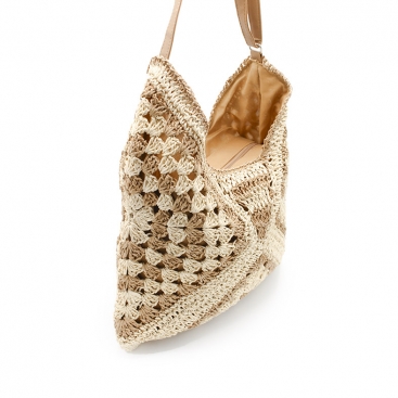 bolso hobo rafia