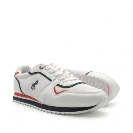 zapatillas blancas casual hombre​