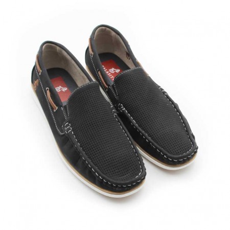 mocasines hombre negros​