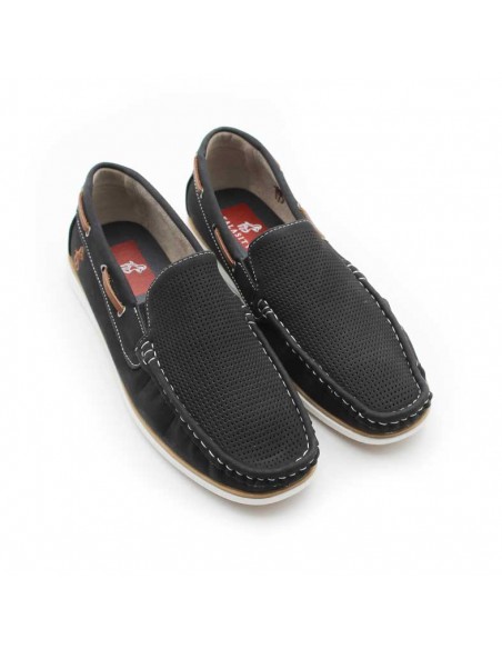 mocasines hombre negros​