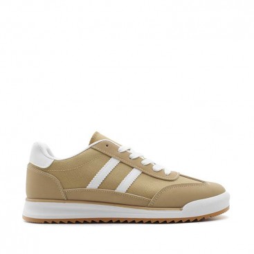 zapatillas hombre beige