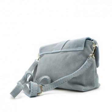 Bolso serraje azul celeste