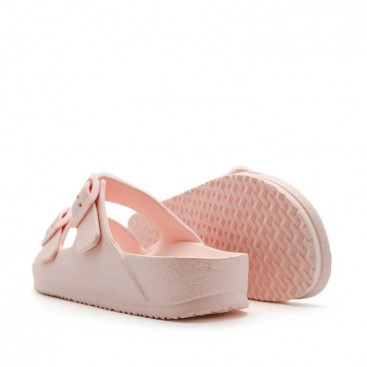 chanclas mujer rosas