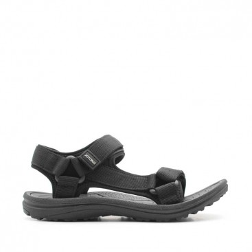 Sandalias negras sport mujer