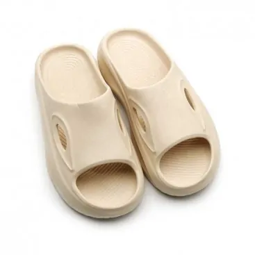 Chanclas playa beige unisex