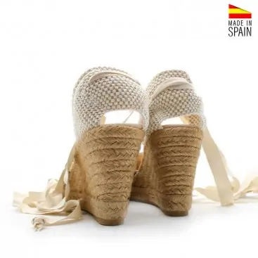 Esparteñas de Vestir lona negra