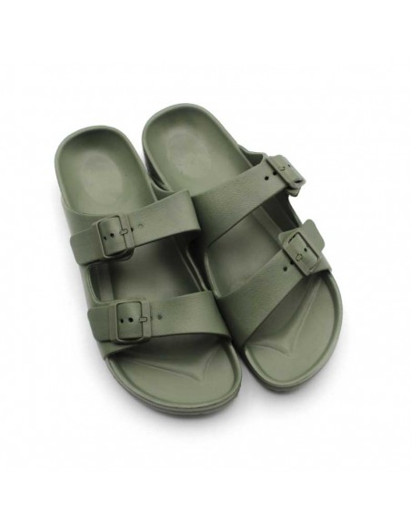 Chanclas Playa Hombre verdes