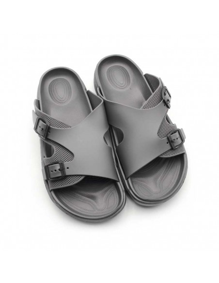 Chanclas playa grises