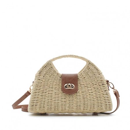 Bolso hobo beige