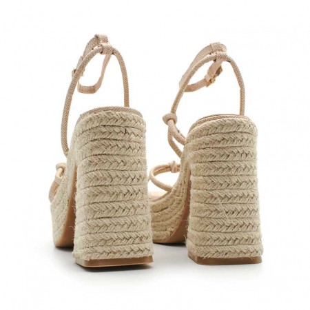 Plataforma esparto beige