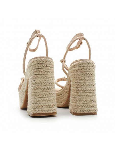 Plataforma esparto beige