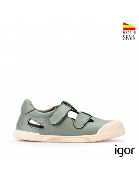 Sandalias verdes niño