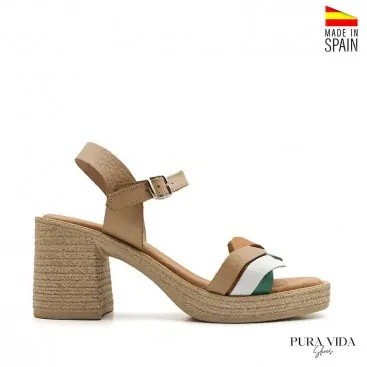 sandalias tacon comodo