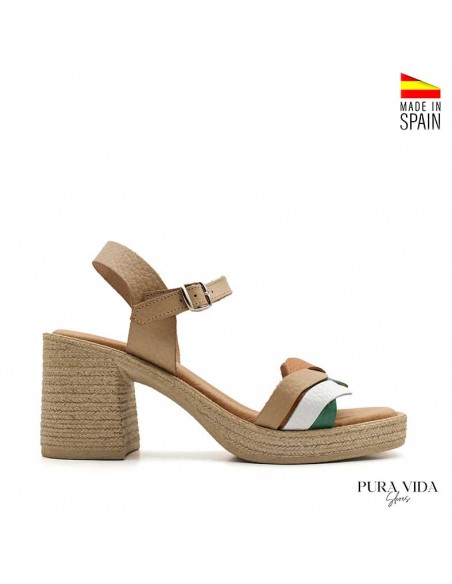 sandalias tacon comodo