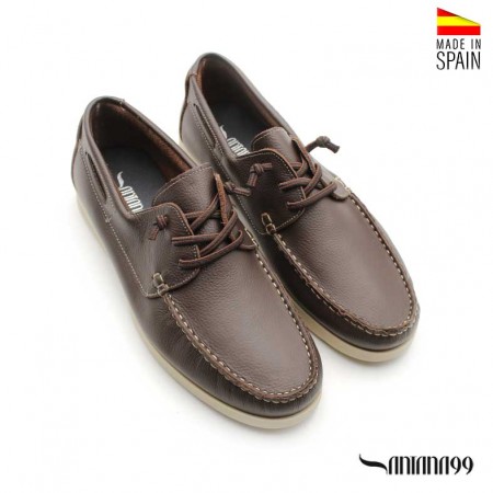 Náuticos verano hombre marrón