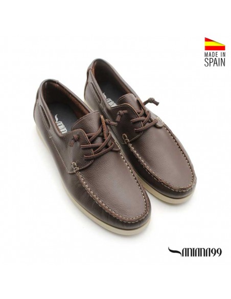 Náuticos verano hombre marrón